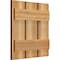 Ekena Millwork Spaced Board-n-Batten Shutters, Rough Sawn Western Red Cedar, 17 1/8W x 18H, PR RBS06S17X018RWR - alternate 4